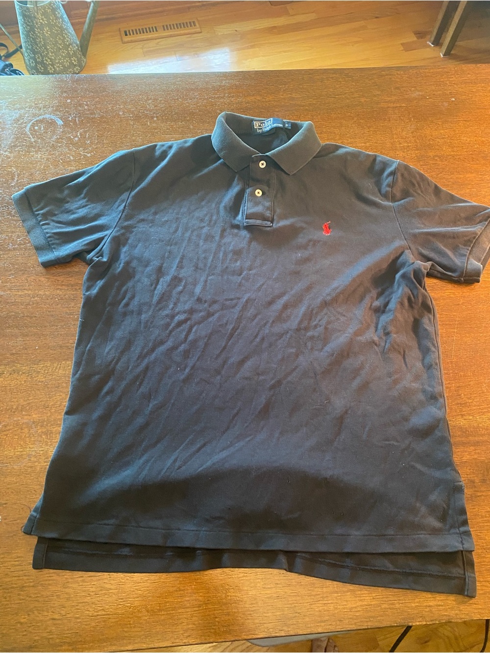 Polo Ralph Lauren Men's Navy blue Polo Shirt Size Small